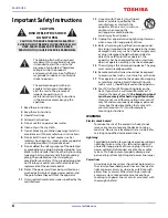 Preview for 6 page of Toshiba 32L310U20 Manual