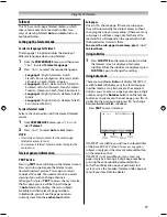 Предварительный просмотр 27 страницы Toshiba 32L3300 Series Owner'S Manual