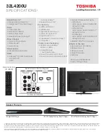 Preview for 2 page of Toshiba 32L4200U Brochure & Specs