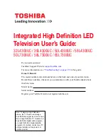 Preview for 1 page of Toshiba 32L4300UC User Manual