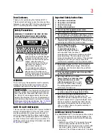 Preview for 3 page of Toshiba 32L4300UC User Manual