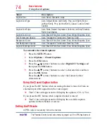 Preview for 74 page of Toshiba 32L4300UC User Manual