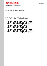 Toshiba 32L4331D Service Manual предпросмотр