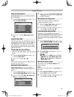 Preview for 21 page of Toshiba 32L5400 Series Owner'S Manual