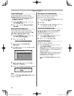 Preview for 22 page of Toshiba 32L5400 Series Owner'S Manual