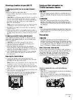 Предварительный просмотр 5 страницы Toshiba 32LV17U Owner'S Manual