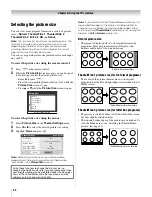 Предварительный просмотр 42 страницы Toshiba 32LV17U Owner'S Manual