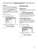 Предварительный просмотр 47 страницы Toshiba 32LV17U Owner'S Manual