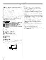 Предварительный просмотр 62 страницы Toshiba 32LV17U Owner'S Manual