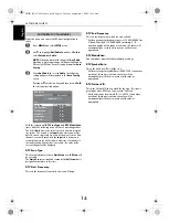 Предварительный просмотр 14 страницы Toshiba 32LV665D Owner'S Manual