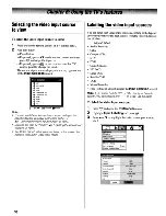 Предварительный просмотр 38 страницы Toshiba 32LV67U - 32" LCD TV Owner'S Manual