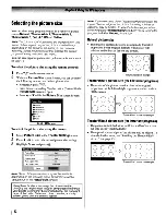 Предварительный просмотр 42 страницы Toshiba 32LV67U - 32" LCD TV Owner'S Manual