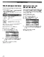 Предварительный просмотр 44 страницы Toshiba 32LV67U - 32" LCD TV Owner'S Manual