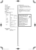 Предварительный просмотр 31 страницы Toshiba 32P2300 Series Owner'S Manual