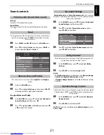 Preview for 21 page of Toshiba 32RL853B Owner'S Manual