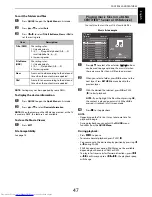 Preview for 47 page of Toshiba 32RL853B Owner'S Manual