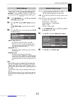 Preview for 63 page of Toshiba 32RL853B Owner'S Manual