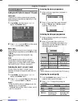 Предварительный просмотр 22 страницы Toshiba 32RV600E Owner'S Manual