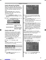 Предварительный просмотр 23 страницы Toshiba 32RV600E Owner'S Manual