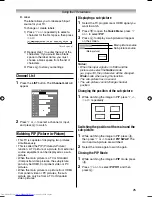 Предварительный просмотр 25 страницы Toshiba 32RV600E Owner'S Manual