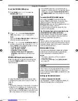 Предварительный просмотр 27 страницы Toshiba 32RV600E Owner'S Manual