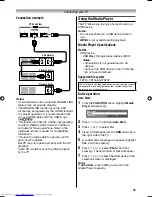 Предварительный просмотр 35 страницы Toshiba 32RV600E Owner'S Manual