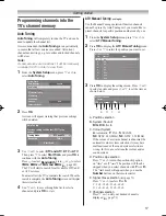 Предварительный просмотр 17 страницы Toshiba 32SL800A Owner'S Manual