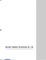 Preview for 50 page of Toshiba 32SW9UA Service Manual