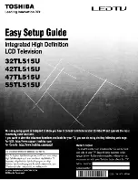 Toshiba 32TL515U Owner'S Manual preview