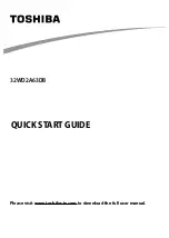 Preview for 1 page of Toshiba 32WD2A63DB Quick Start Manual