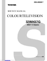 Toshiba 32WH37G Service Manual preview