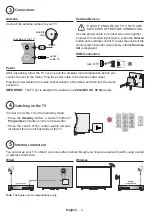 Preview for 3 page of Toshiba 32WK3A63DB Quick Start Manual