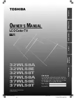 Preview for 1 page of Toshiba 32WL58A Owner'S Manual