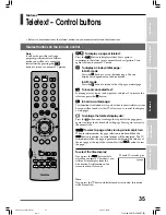 Preview for 35 page of Toshiba 32WL58A Owner'S Manual