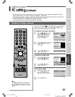 Preview for 51 page of Toshiba 32WL58A Owner'S Manual