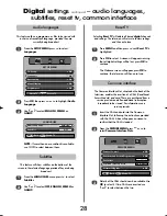 Preview for 28 page of Toshiba 32WL66 Owner'S Manual