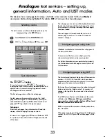 Preview for 33 page of Toshiba 32WL66 Owner'S Manual