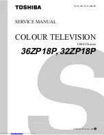 Toshiba 32ZP18P, 36ZP18P Service Manual предпросмотр