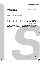 Preview for 1 page of Toshiba 32ZP38B Service Manual