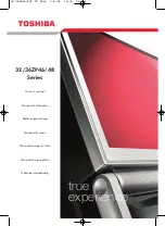 Toshiba 32ZP46 Series Owner'S Manual preview