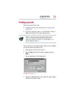 Предварительный просмотр 71 страницы Toshiba 3490CT - Portege - PIII 700 MHz User Manual