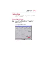 Предварительный просмотр 171 страницы Toshiba 3490CT - Portege - PIII 700 MHz User Manual