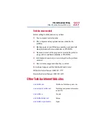 Preview for 227 page of Toshiba 3490CT - Portege - PIII 700 MHz User Manual