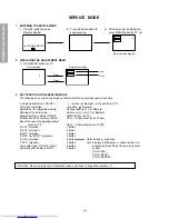 Предварительный просмотр 8 страницы Toshiba 34AX9UE Service Manual