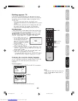 Предварительный просмотр 21 страницы Toshiba 34HF85C Owner'S Manual