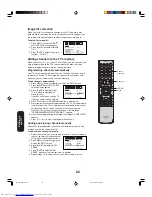 Предварительный просмотр 22 страницы Toshiba 34HF85C Owner'S Manual