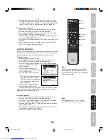 Предварительный просмотр 25 страницы Toshiba 34HF85C Owner'S Manual