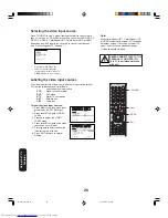 Предварительный просмотр 28 страницы Toshiba 34HF85C Owner'S Manual