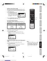 Предварительный просмотр 33 страницы Toshiba 34HF85C Owner'S Manual