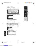 Предварительный просмотр 34 страницы Toshiba 34HF85C Owner'S Manual